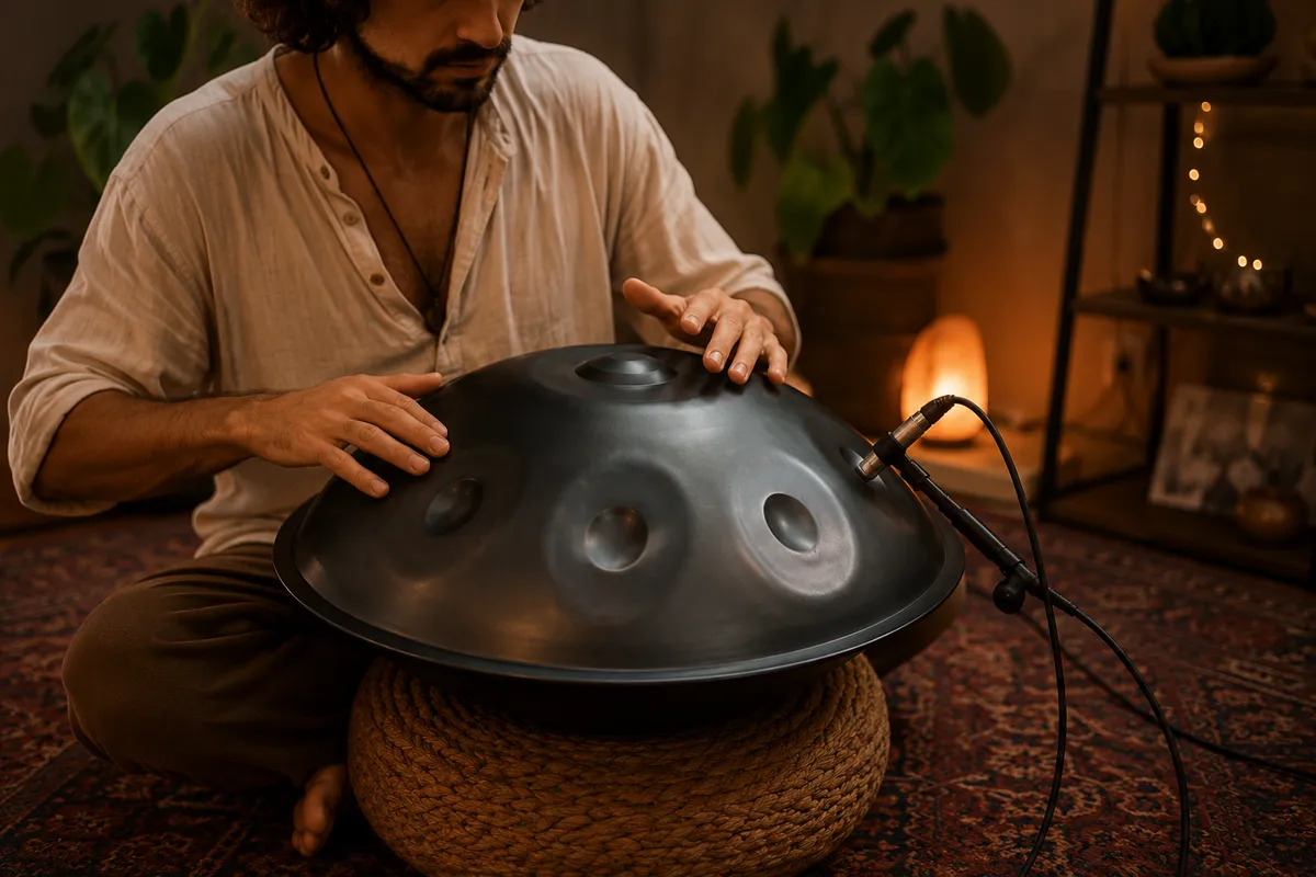 Micrófono pickup para handpan guía completa