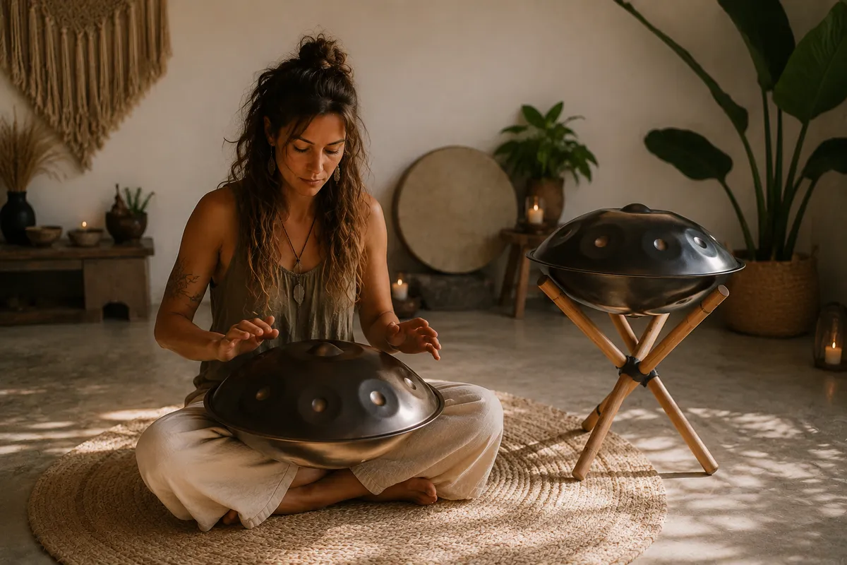 Soporte handpan guía completa tipos cuál elegir